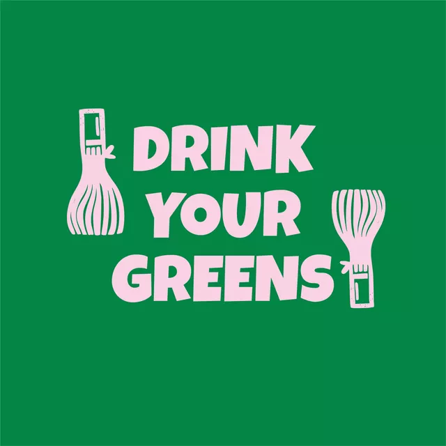 Kissen Drink Your Greens