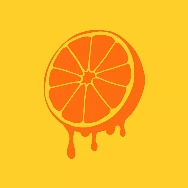 Kissen Juicy Orange