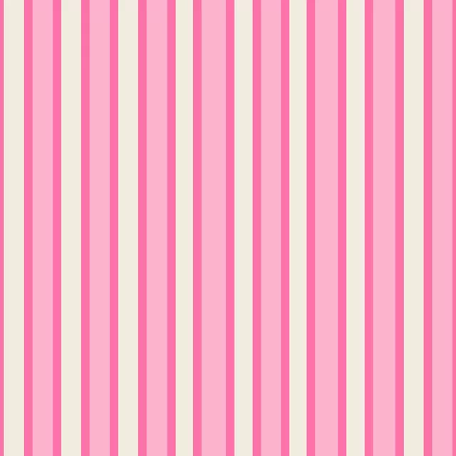 Kissen Stripes Pink Beige Pink Small