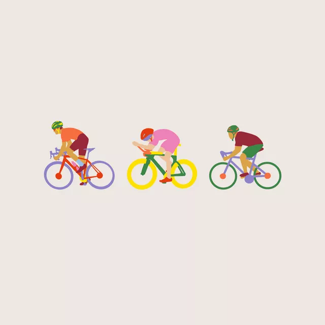 Geschirrtücher Fahrradfahren 2