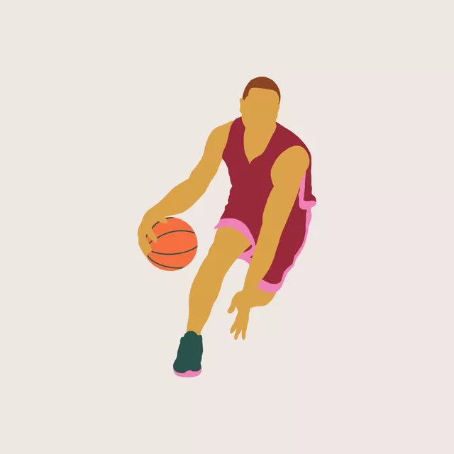 Kissen Basketball Player 2