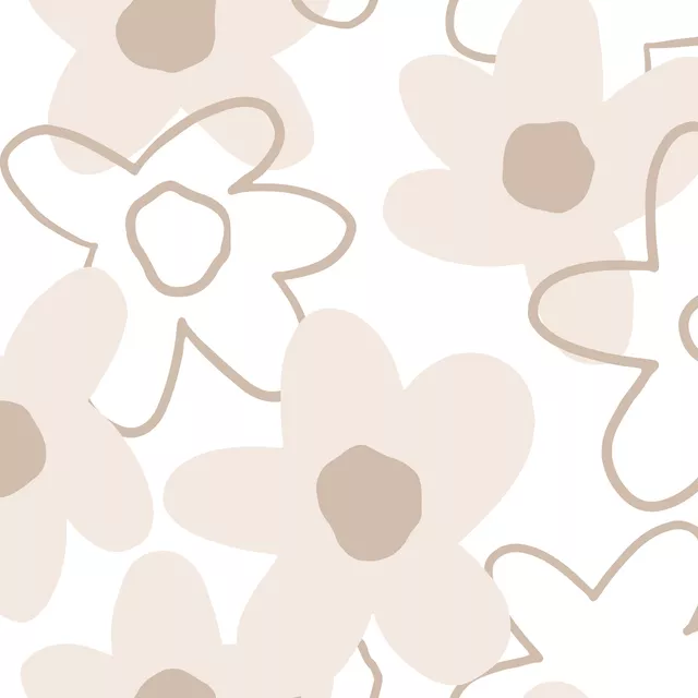 Spring Flower Pattern beige