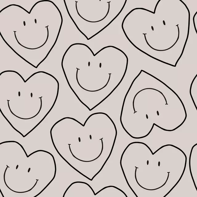 Bettwäsche Heart Allover Pattern