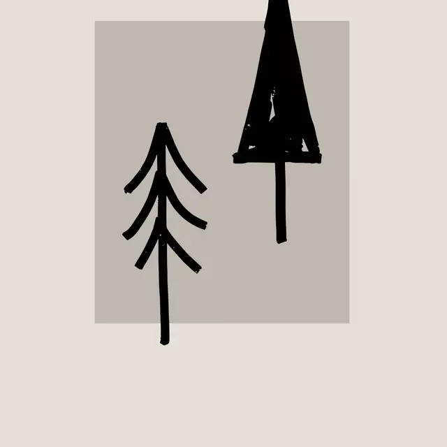 Bettwäsche Modern Trees