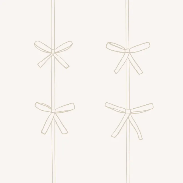 Servietten Schleifchen beige