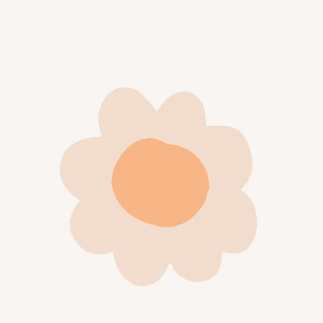 Kissen Daisy Peach
