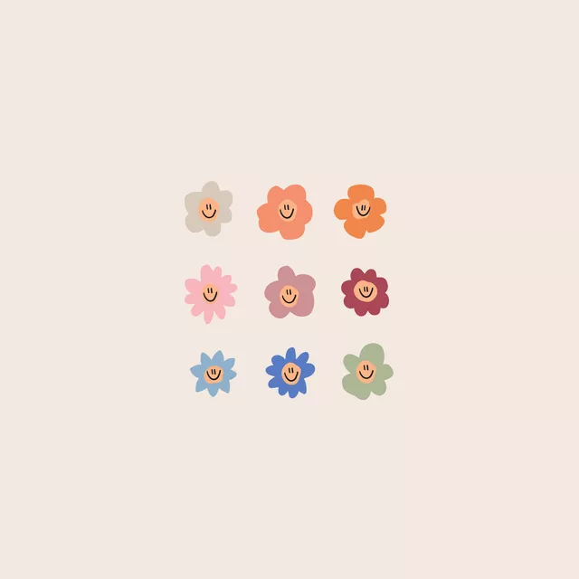 Kissen Smile Flowers