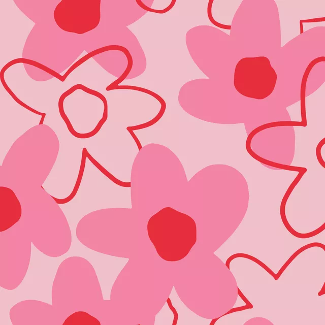 Bettwäsche Spring Flower Pattern