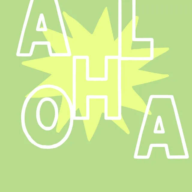 Kissen Urban Aloha apfelgrün