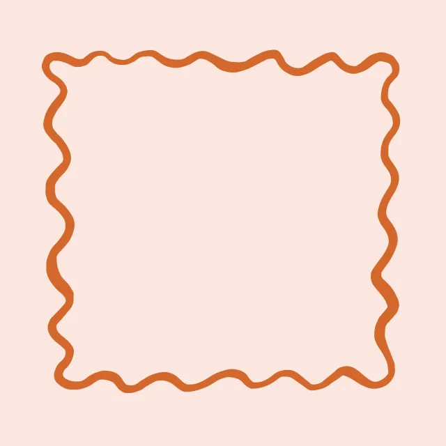 Kissen Frame Wave
