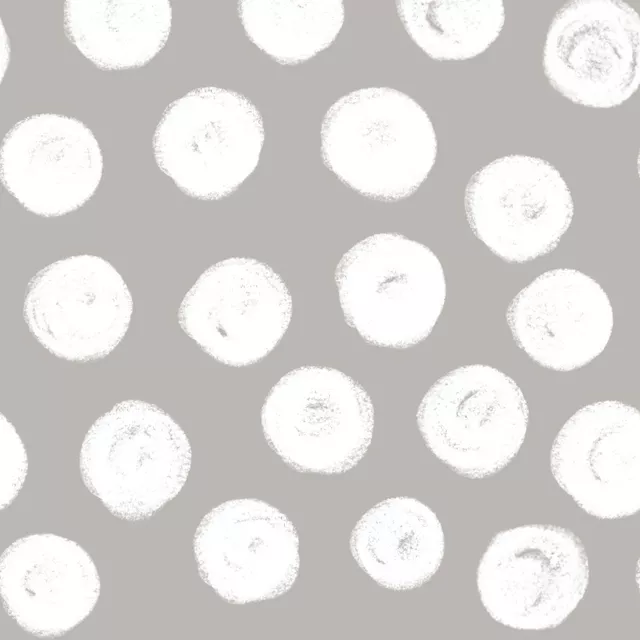 Kissen Dots grau