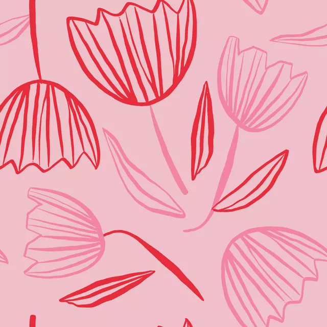 Bettwäsche HAPPY TULIP pink