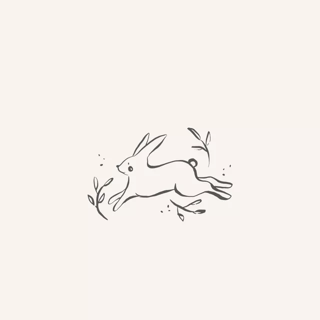 Tischset Spring Bunny