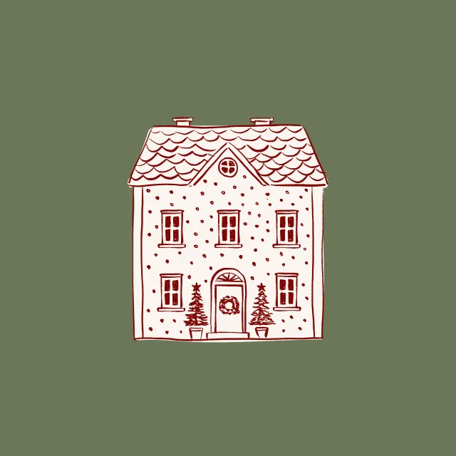 Servietten grün rot