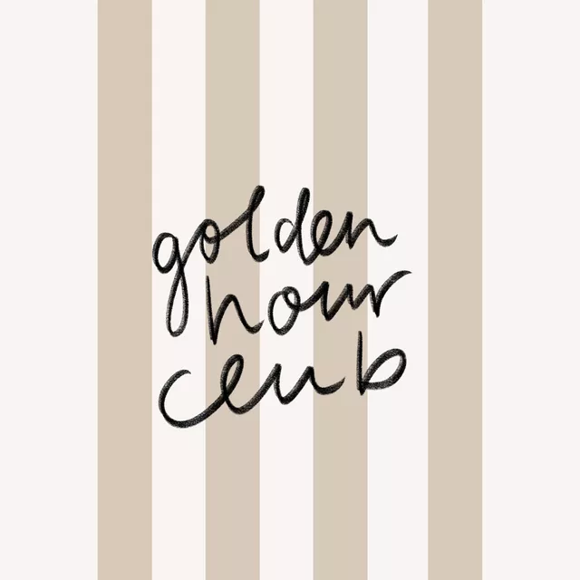Tischdecke Golden Hour Club beige