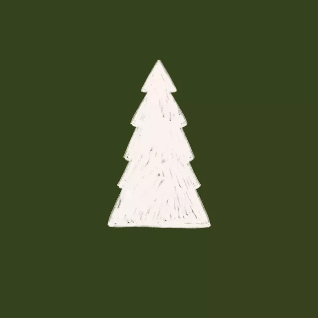 Kissen Tree green