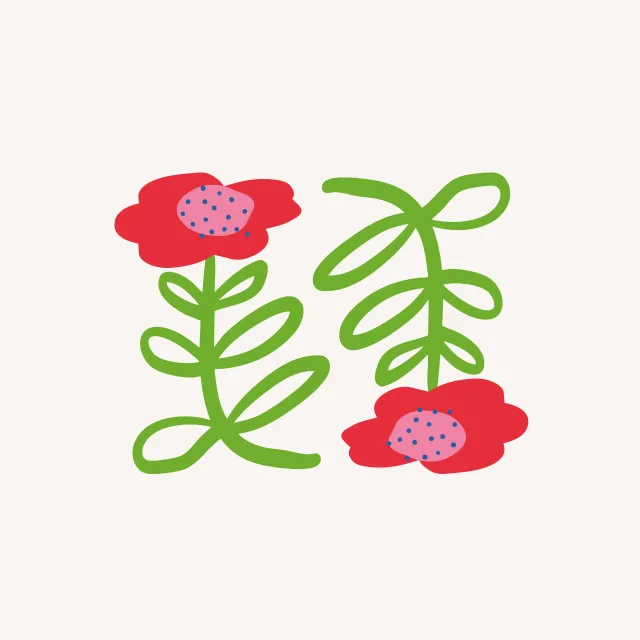 Kissen Flower Duo