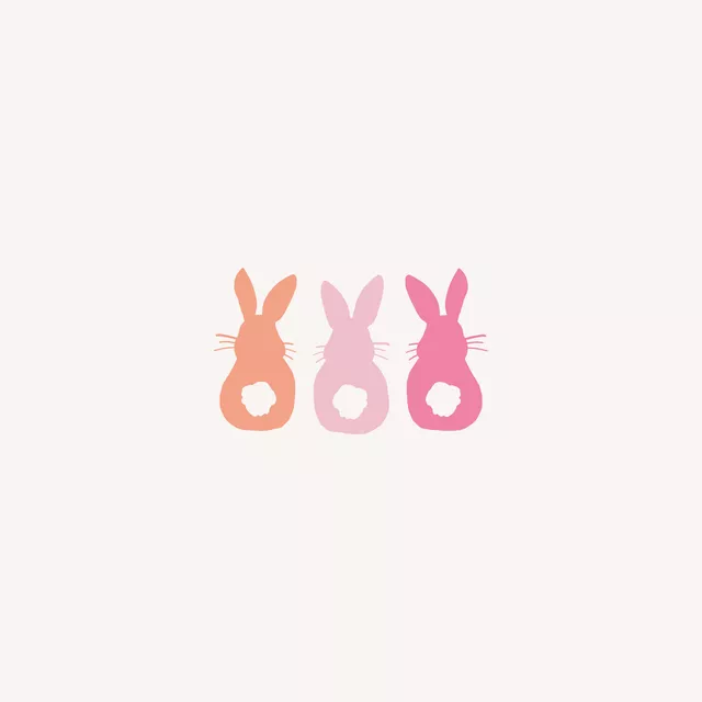Tischset Bunny Trio