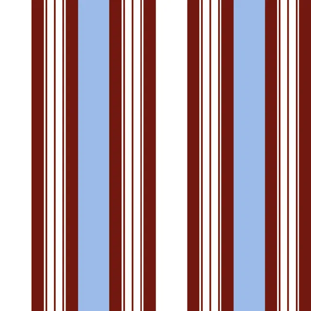 Bankauflage Bistro Stripes bold red