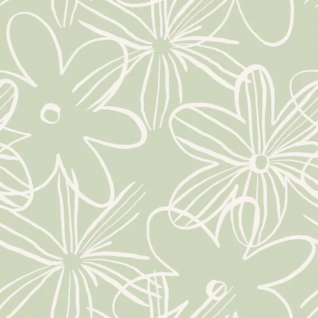 Spring Flower Green