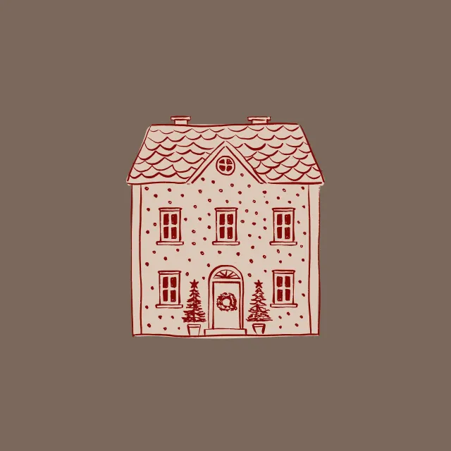 Servietten braun rot