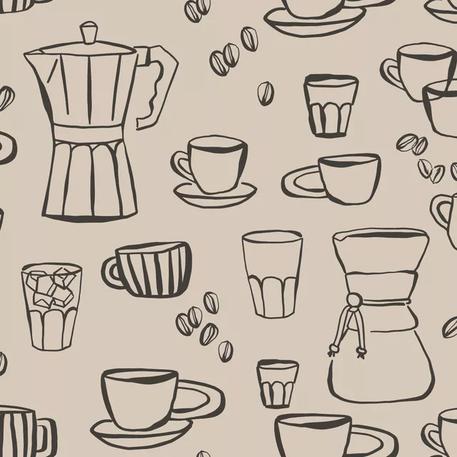 Tischset Coffee Love Beige