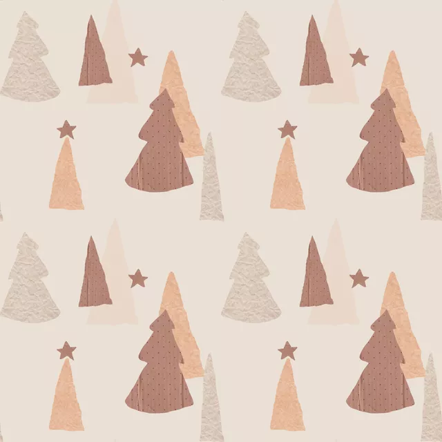 Papercut Tree Pattern