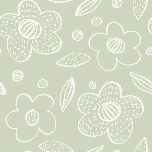 Kissen HAPPY GREEN FLOWER