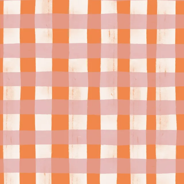 Kissen Art Stripes orange