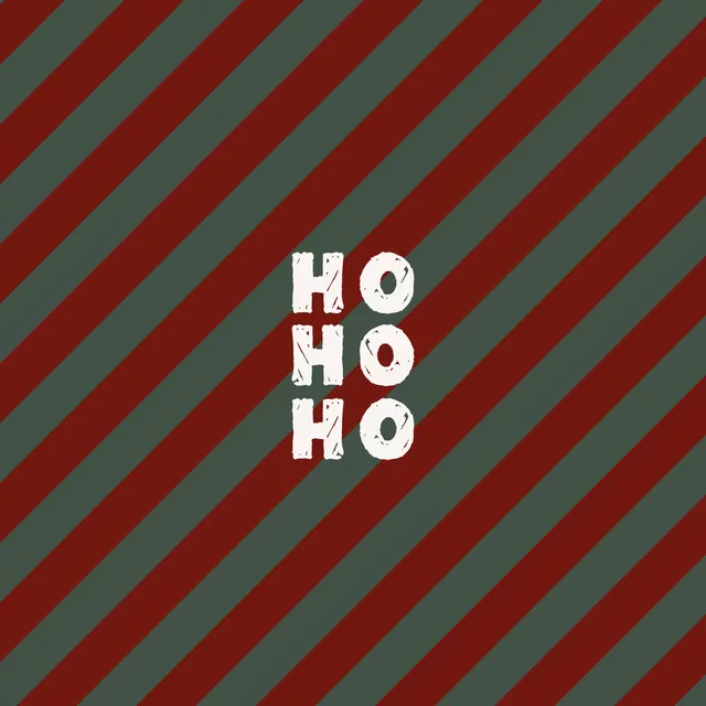 Tischset Ho Ho Ho Stripes Red