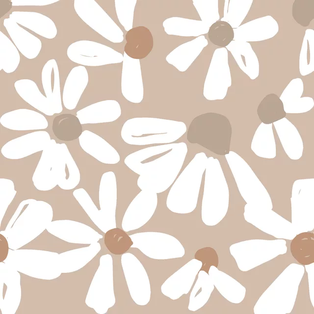 Kissen Allover Daisy Sand
