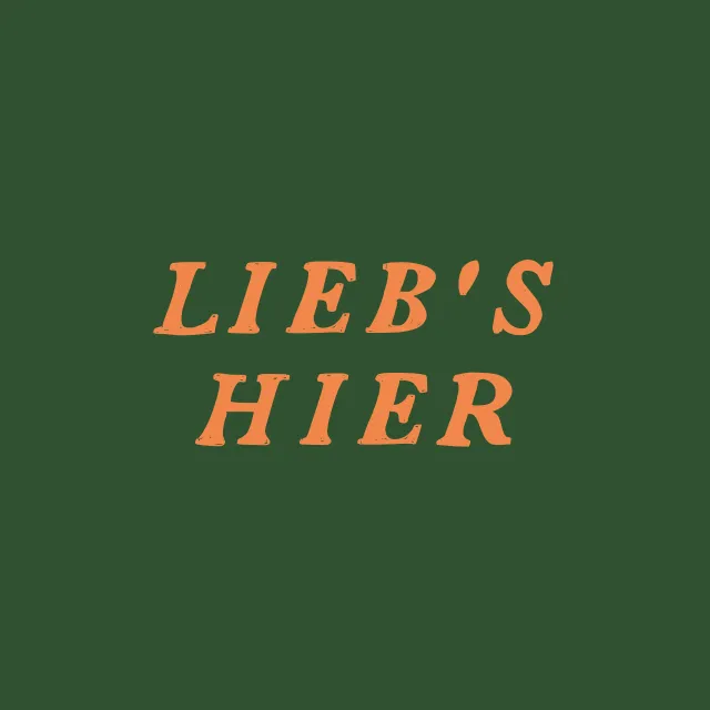 Kissen Liebs Hier
