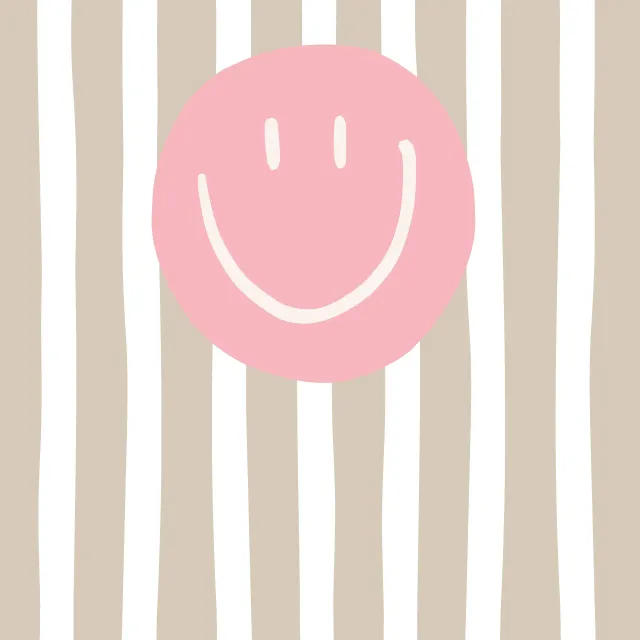 Smile Stripes rosa