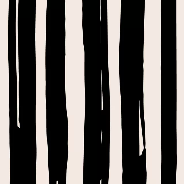 Tischdecke Autumn Stripes Schwarz Beige