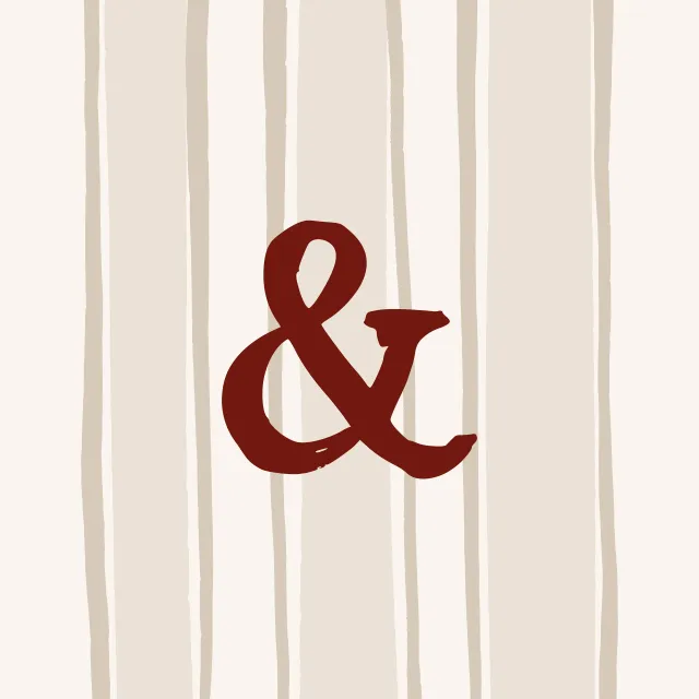 Kissen ABC beige rot &