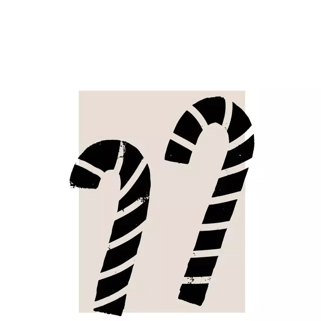 Kissen Candy Cane