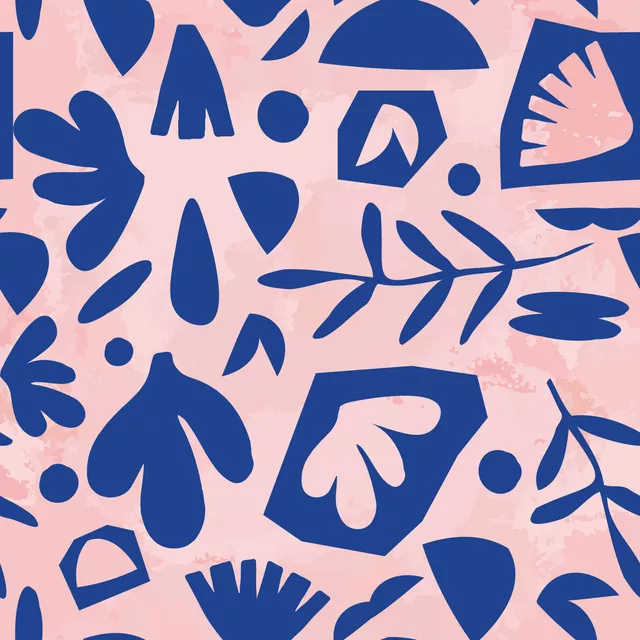 Servietten Abstract Blue Pattern