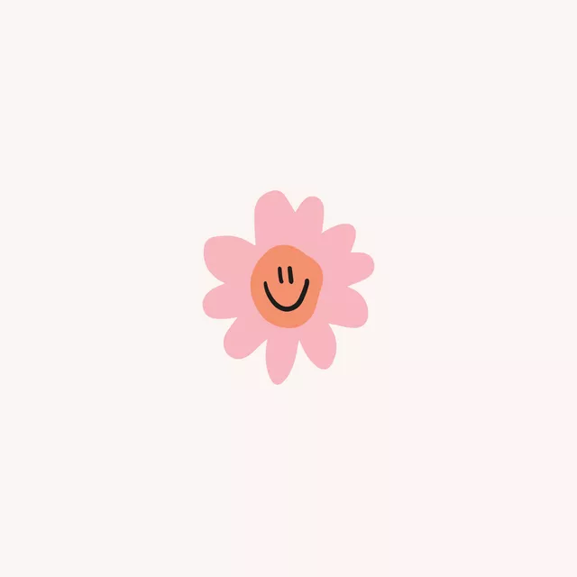 Kissen Smile Flower