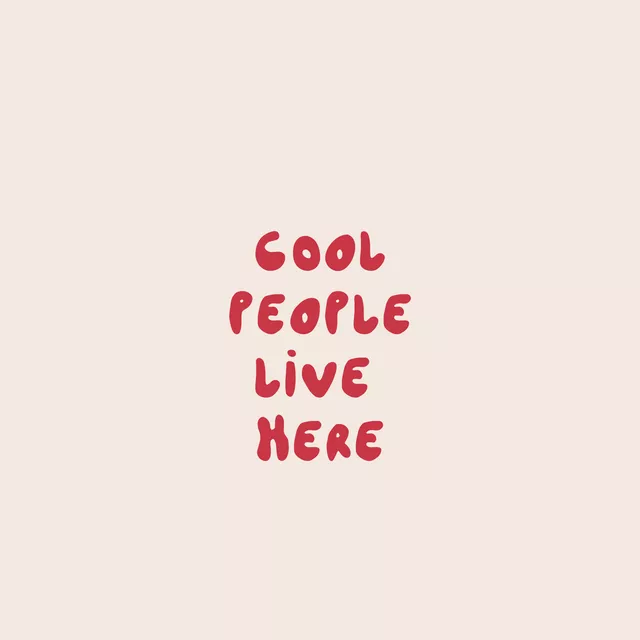 Kissen Cool People