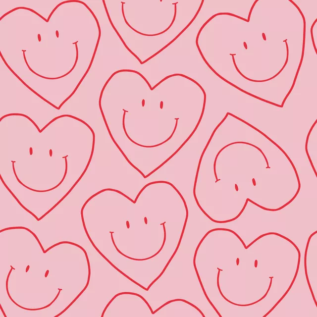 Bettwäsche Heart Allover Pattern