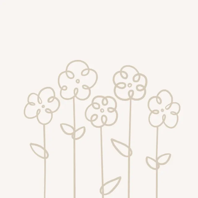 Kissen Blumen Gang