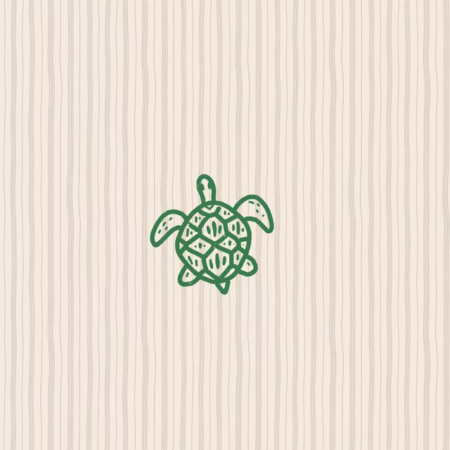 Tischset Schildkröte grün