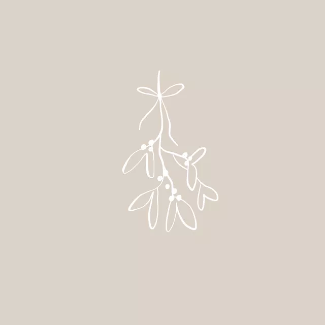 Tischset Mistletoe Winter