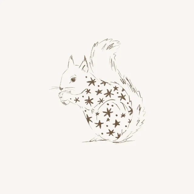 Kissen Eichhörnchen