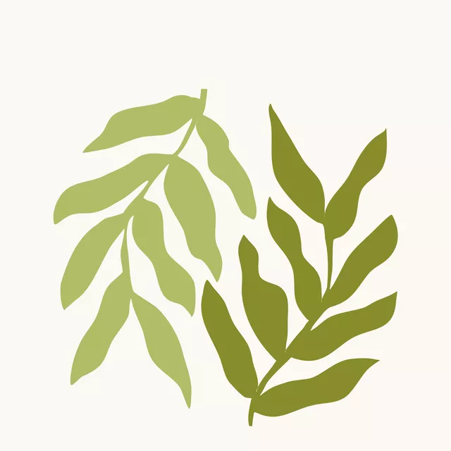 Servietten Leaf symphony