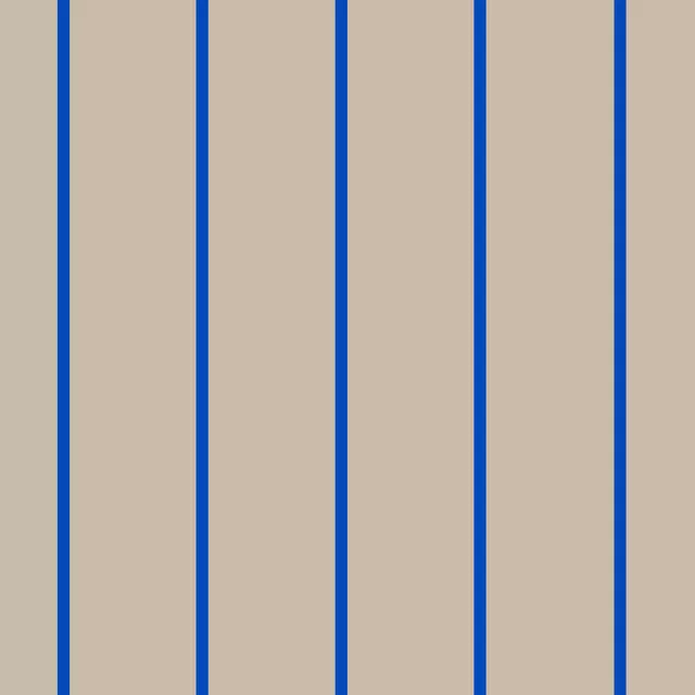 Schmale Streifen Blau & Beige