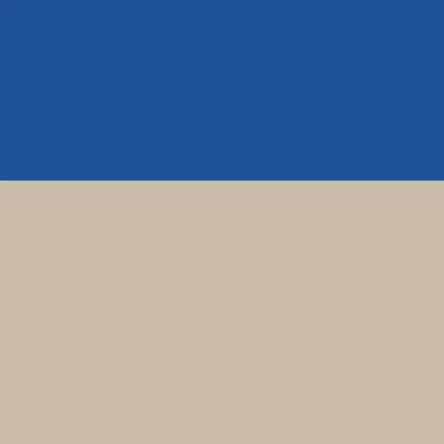 Kissen Colorblocking Blau&Beige