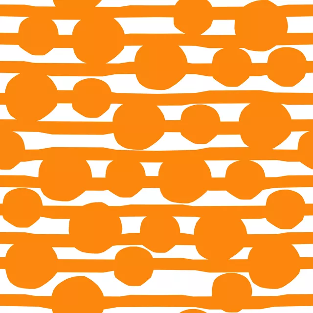Tischdecke Orange Glow