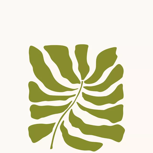 Servietten Funky leaf
