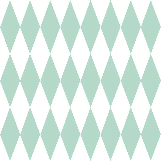Kissen Diamond Pattern mint